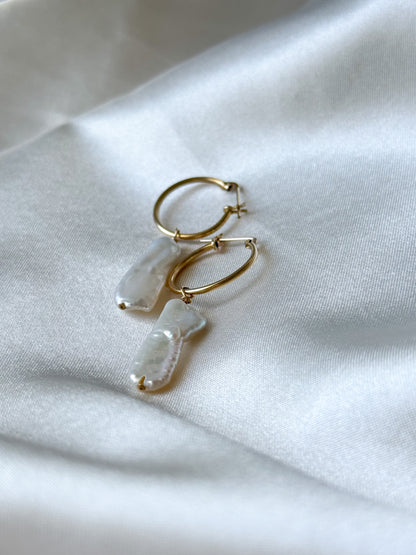 The Cloudy Day Hoop Earrings