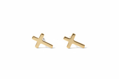 Little Cross Stud Earrings