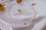 Jade Bliss Pearl Necklace