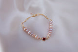 Ruby Grace Pearl Bracelet