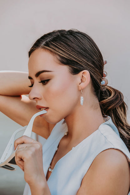 The Cloudy Day Hoop Earrings