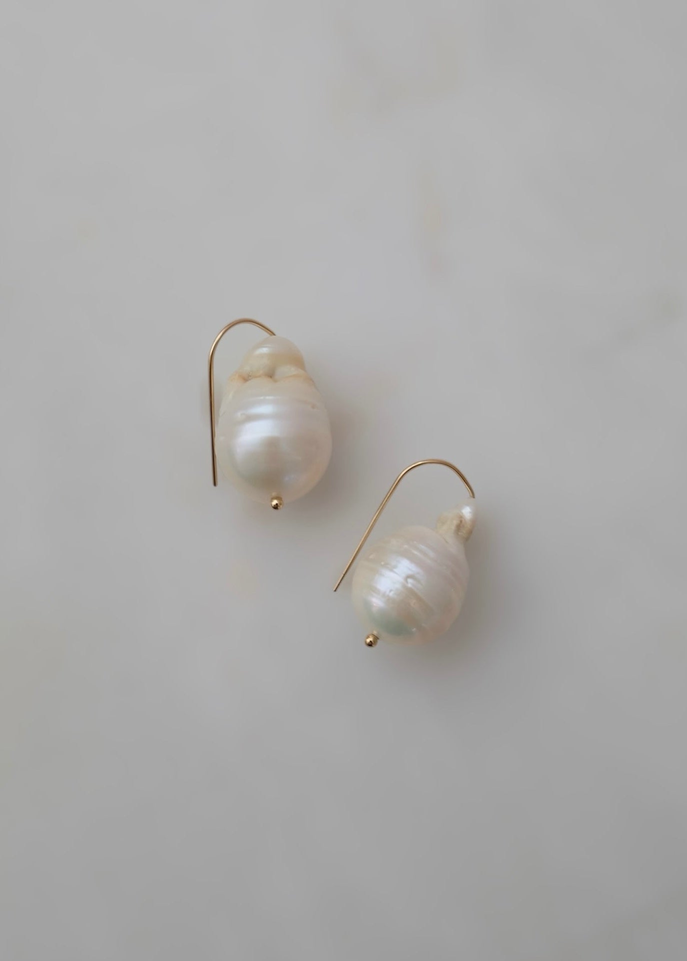 Seafoam Pearl Earrings