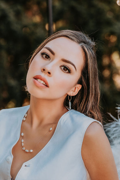 The Cloudy Day Hoop Earrings