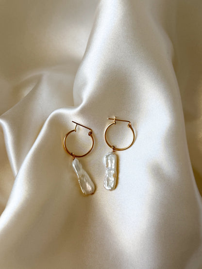 The Cloudy Day Hoop Earrings