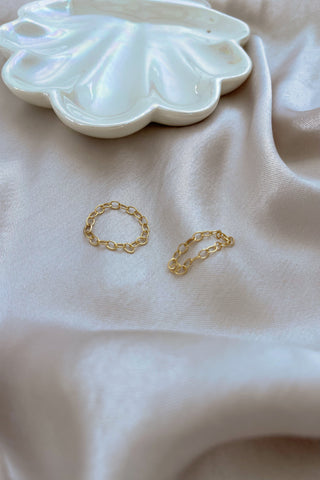 The Chic Gold Chain Ring