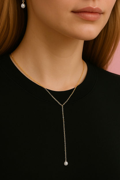 The Joy Pearl Drop Necklace