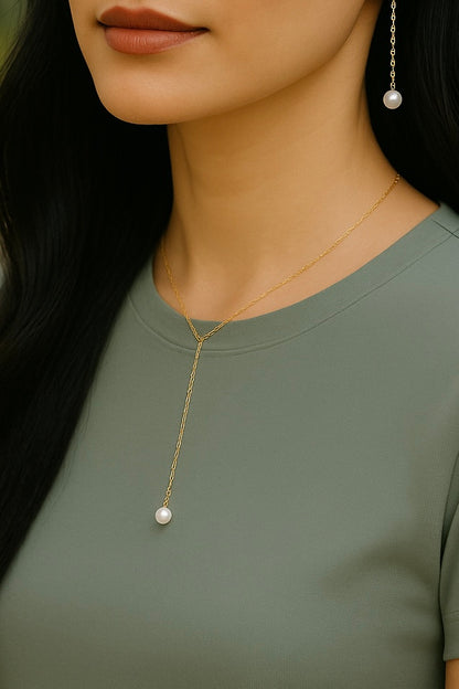 The Joy Pearl Drop Necklace