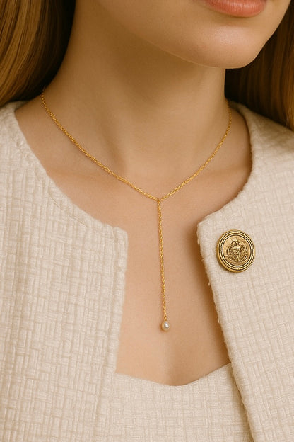 The Joy Pearl Drop Necklace