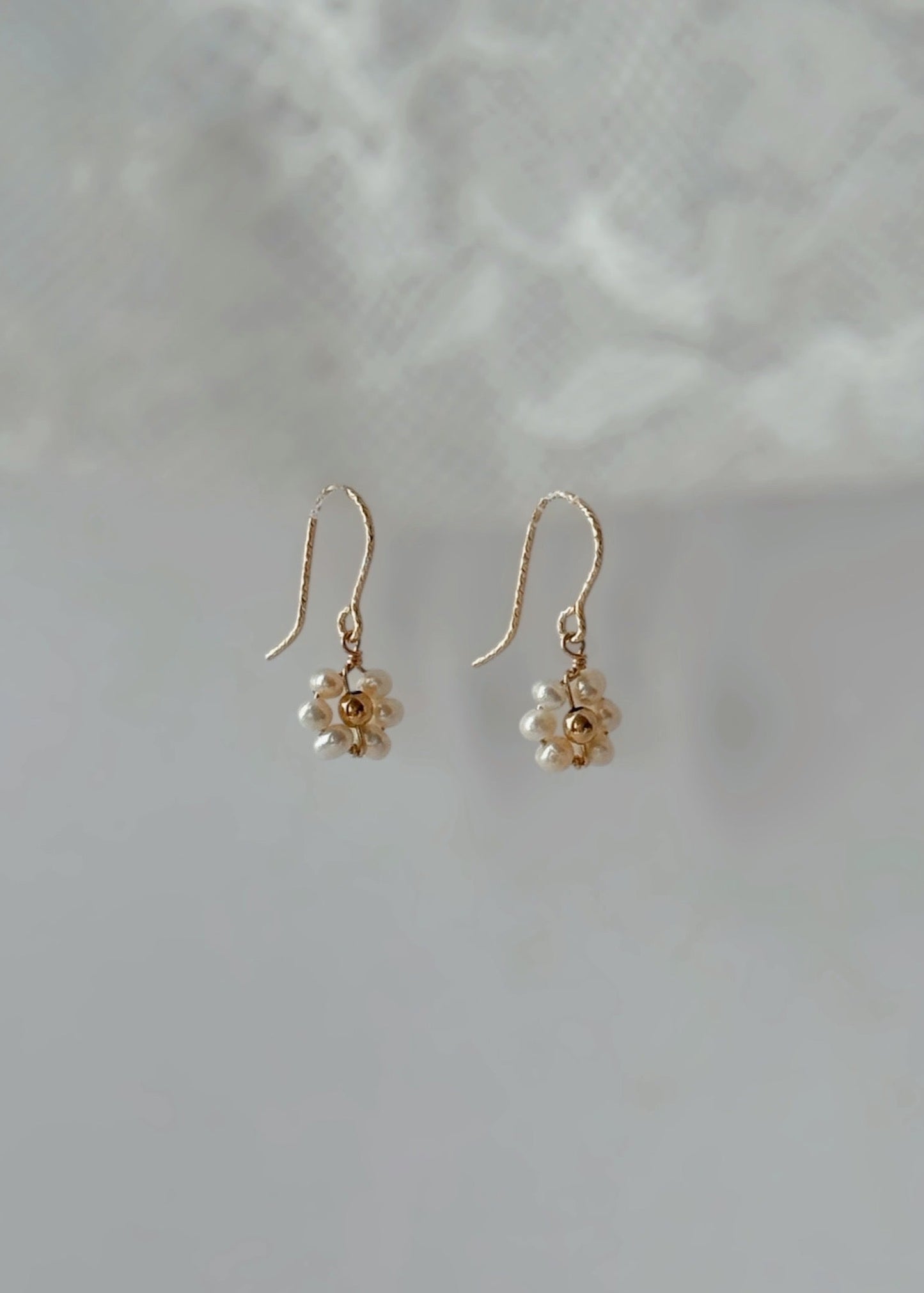 SHASTA Daisy Pearl Earrings