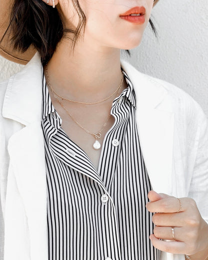 Little Secret Pearl Clasp Necklace