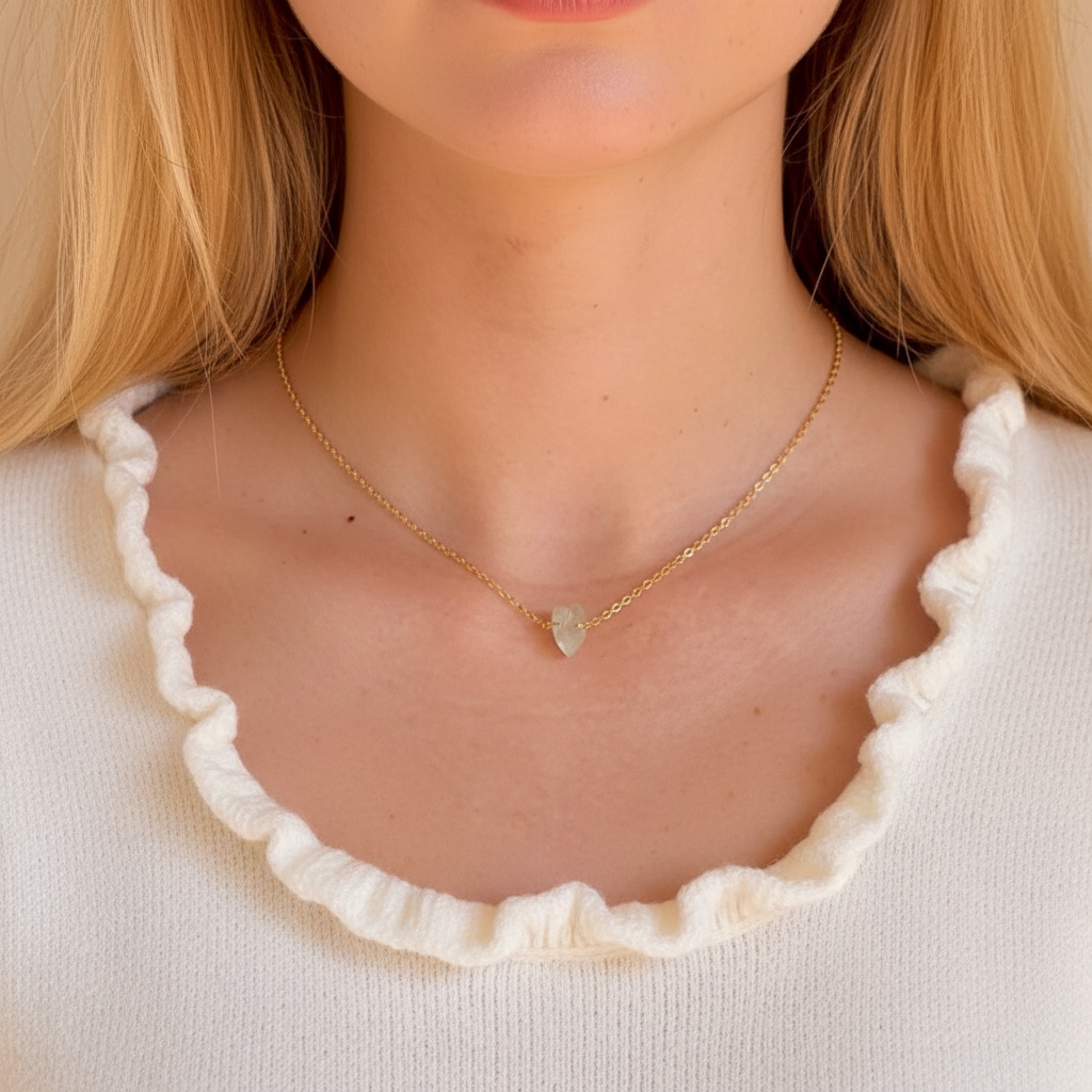 Gemstone Minimal Choker Necklace