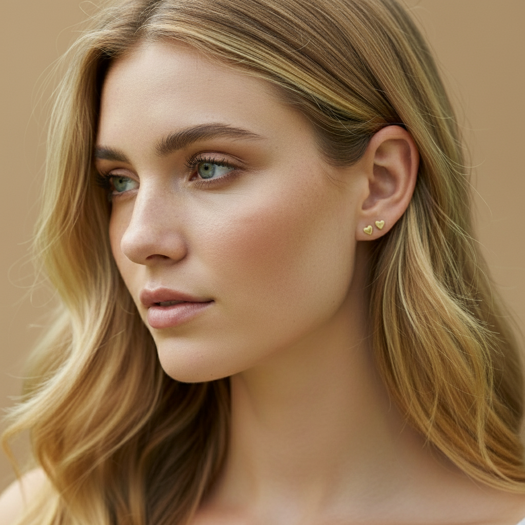 Little Heart Stud Earrings