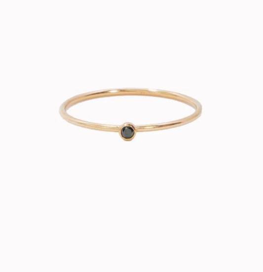 Bezel Ring | Black