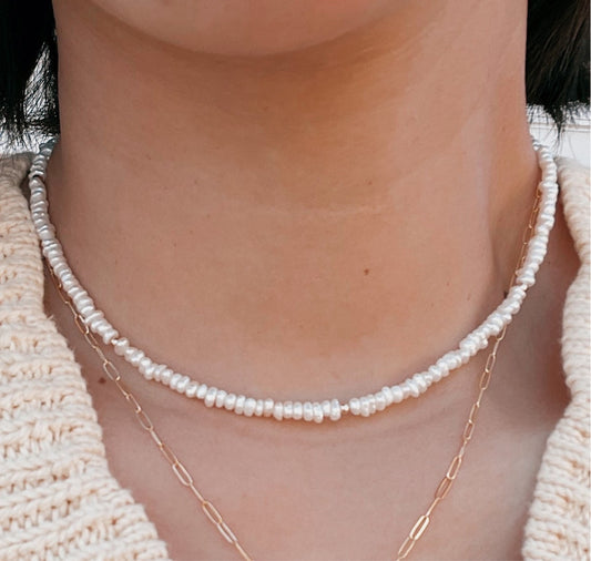 Bali Bay Pearl Layer Choker