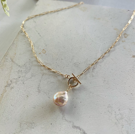 Little Secret Pearl Clasp Necklace