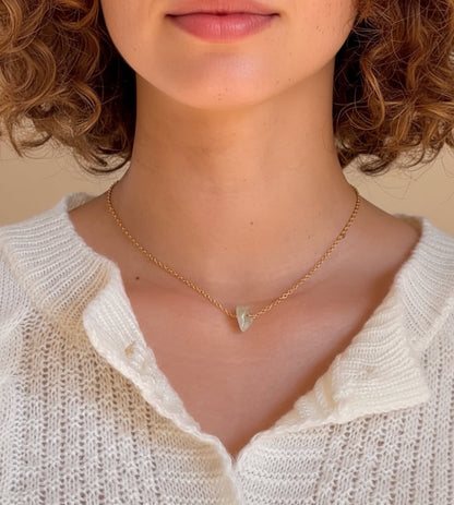 Gemstone Minimal Choker Necklace