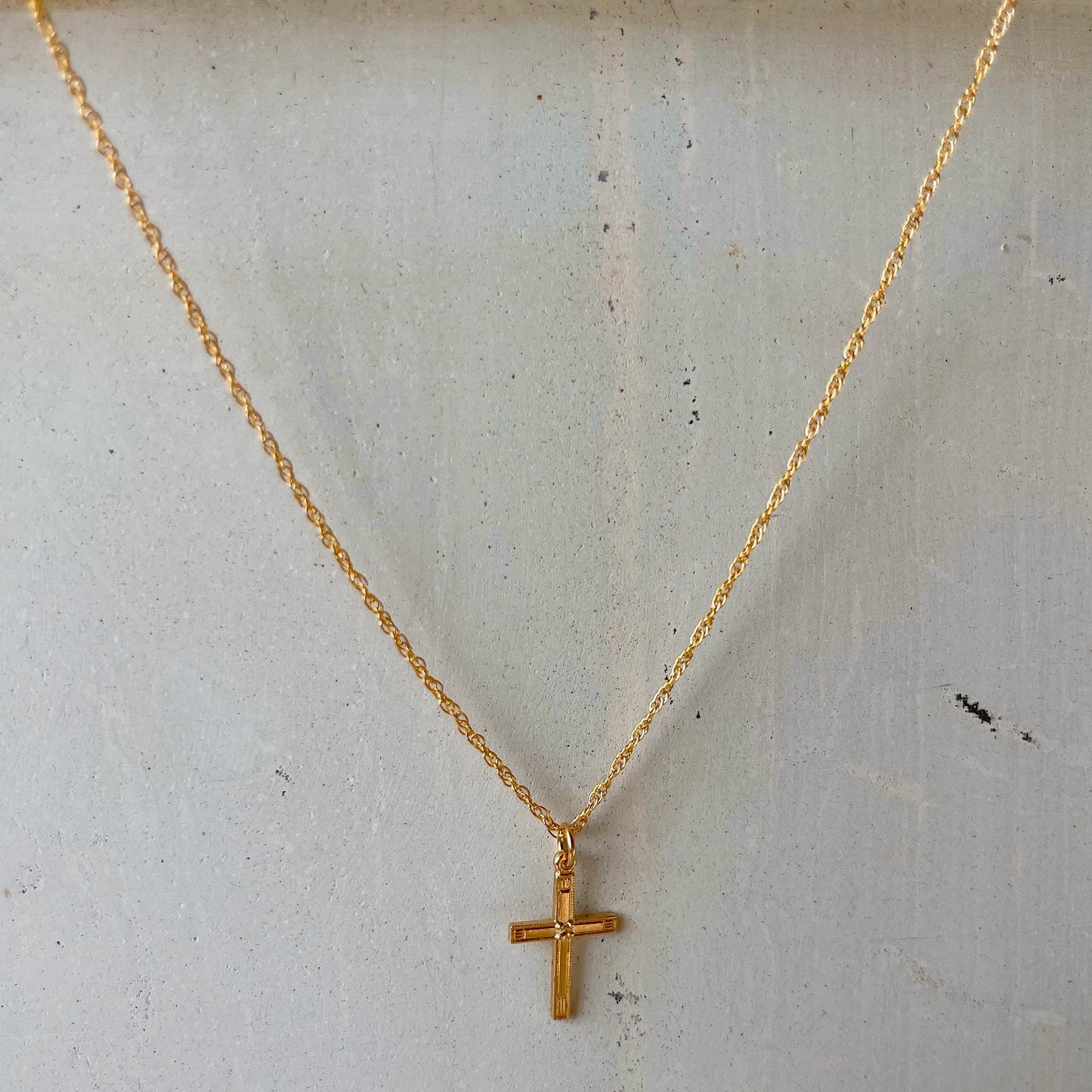 Carry Me Cross Necklace