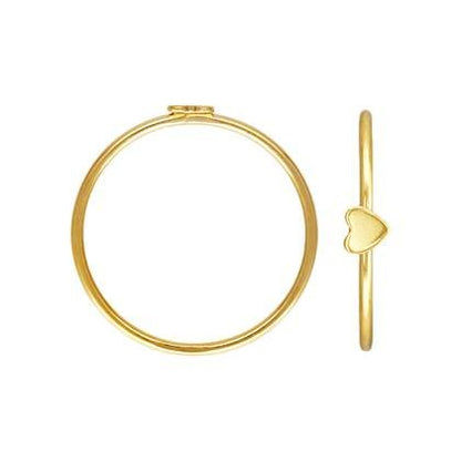 Little Heart Gold Ring