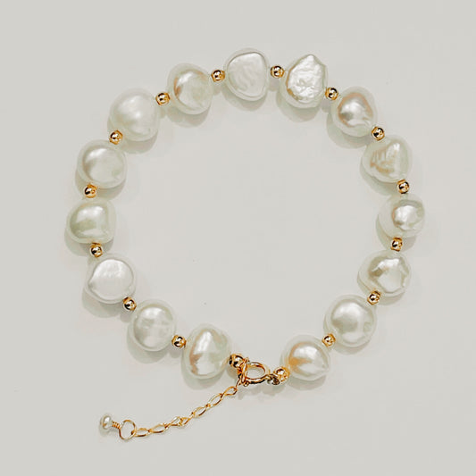 Wisdom Pearl & Bead Bracelet