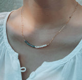 Living Stream Pearl Necklace