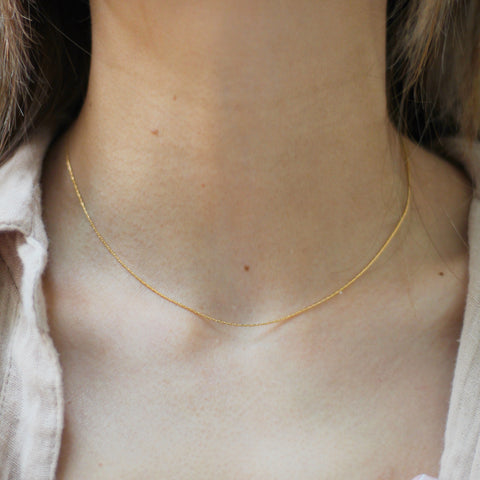 Thin Snake Chain Layer Necklace