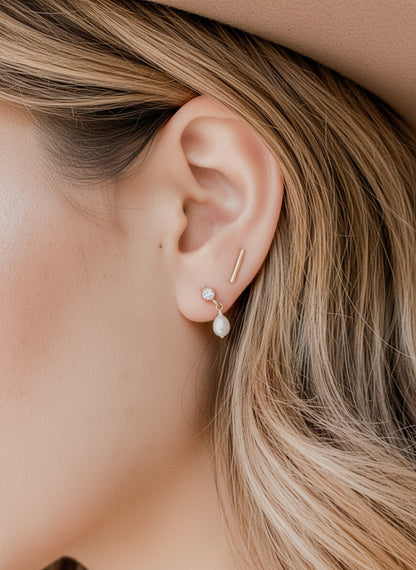 Minimalist Bar Earrings